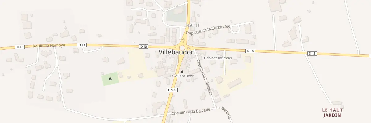 Plan du 5020 Le Bourg à Villebaudon