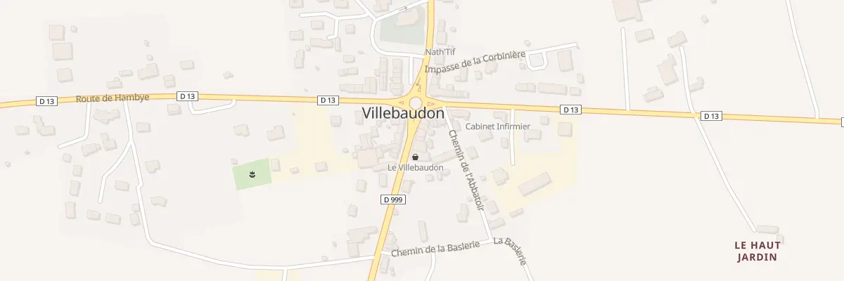 Plan du 7 Rte de Percy à Villebaudon
