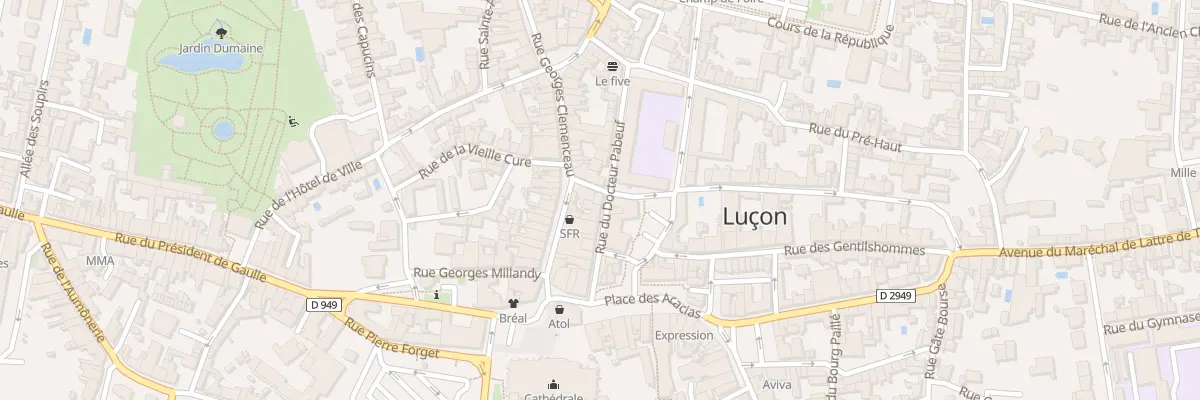 Plan du 15 Rue du Doc Pabeuf à Luçon