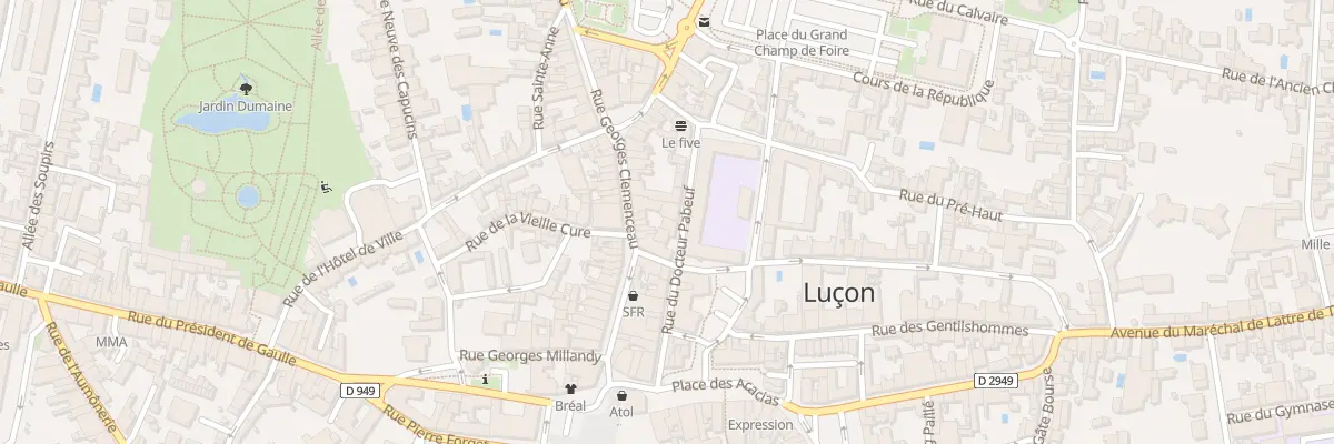 Plan du 25A Rue du Doc Pabeuf à Luçon
