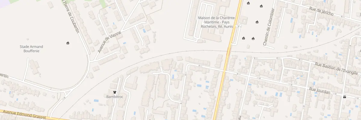 Plan du 35 Rue Eugène Delacroix à La Rochelle