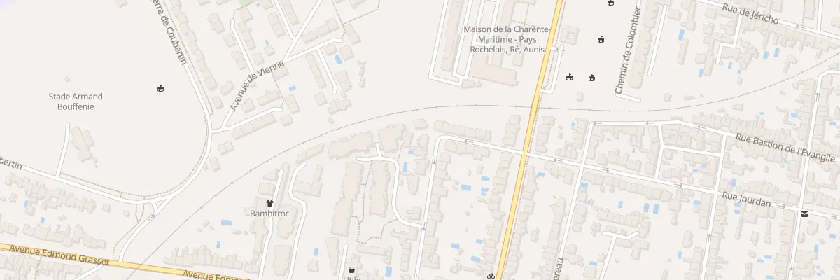 Plan du 33 Rue Eugène Delacroix à La Rochelle