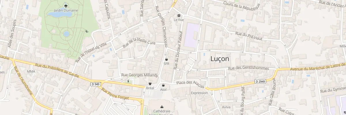 Plan du 11 Rue du Doc Pabeuf à Luçon