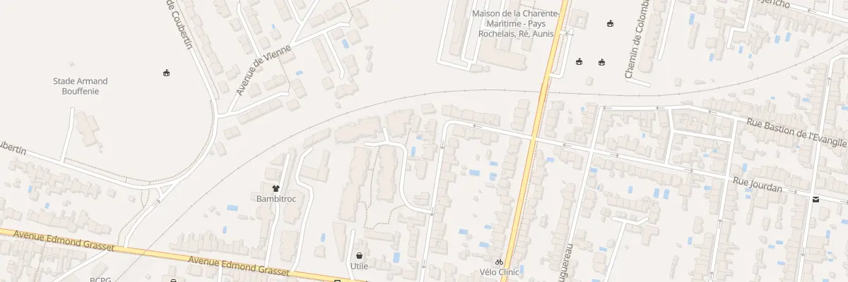 Plan du 31 Rue Eugène Delacroix à La Rochelle