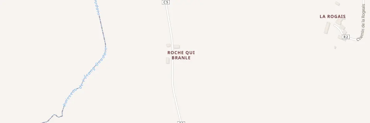 Plan du 13 Roche Qui Branle à Monthault