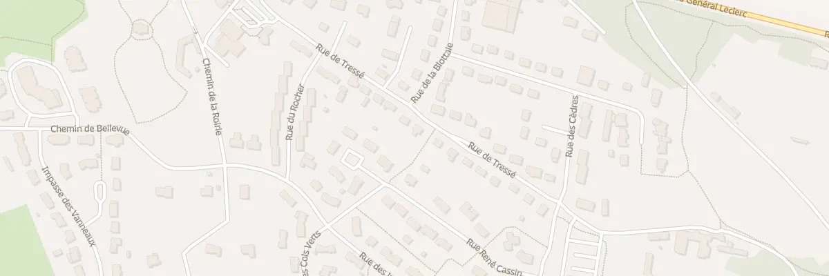 Plan du 34 Rue de tressé à Ombrée d’Anjou