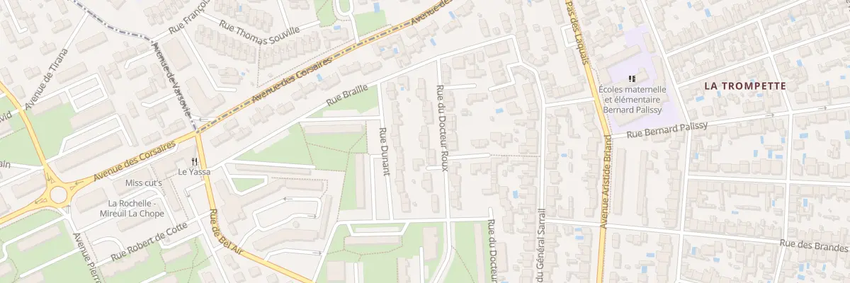 Plan du 21 Rue Docteur Roux à La Rochelle