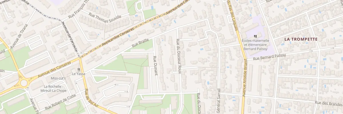 Plan du 23 Rue Docteur Roux à La Rochelle