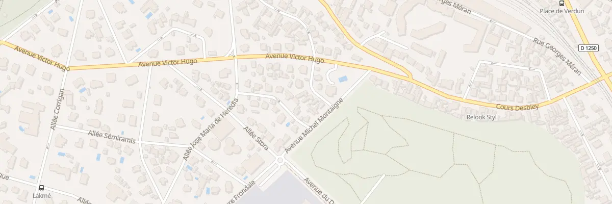 Plan du 39 Rue du Lycée à Arcachon