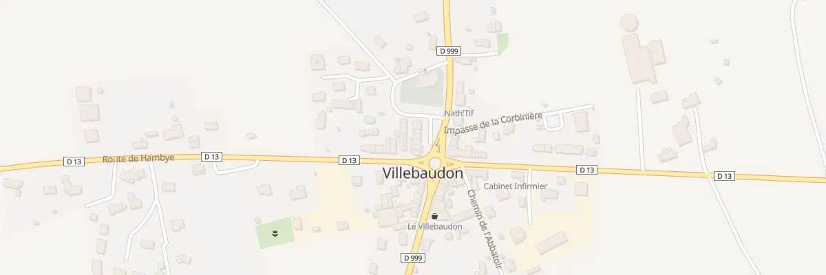 Plan du 5055 Le Bourg à Villebaudon