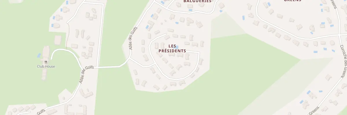Plan du 9002 Res Les Presidents II à Lacanau