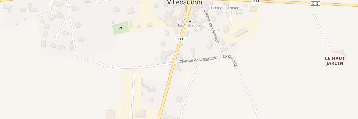 Plan du 5034 Le Bourg à Villebaudon