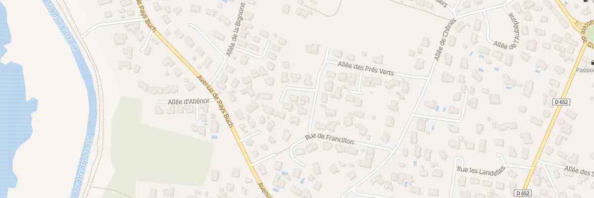 Plan du 31 All des Colchiques à Biscarrosse