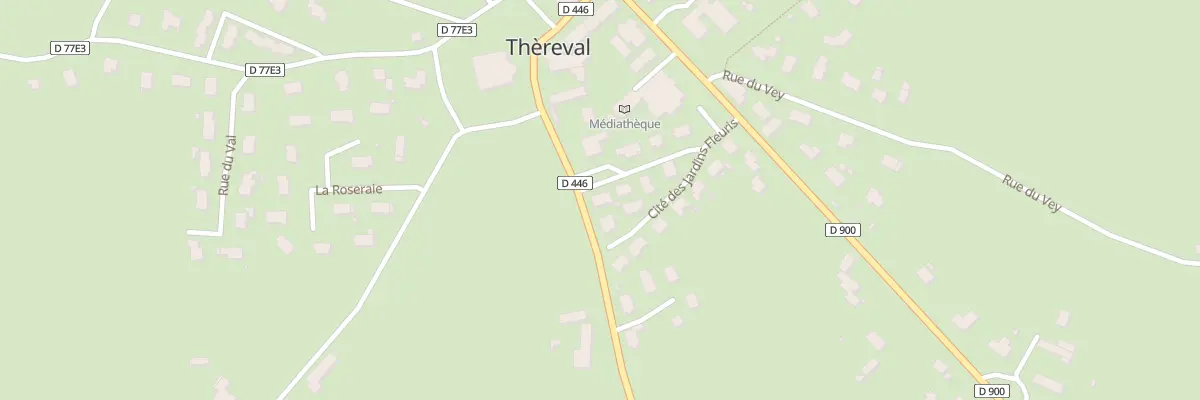 Plan du 25 Cite des Jardins Fleuris à Thèreval