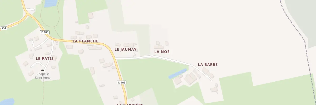 Plan du 1 La Noe à La Selle-Guerchaise