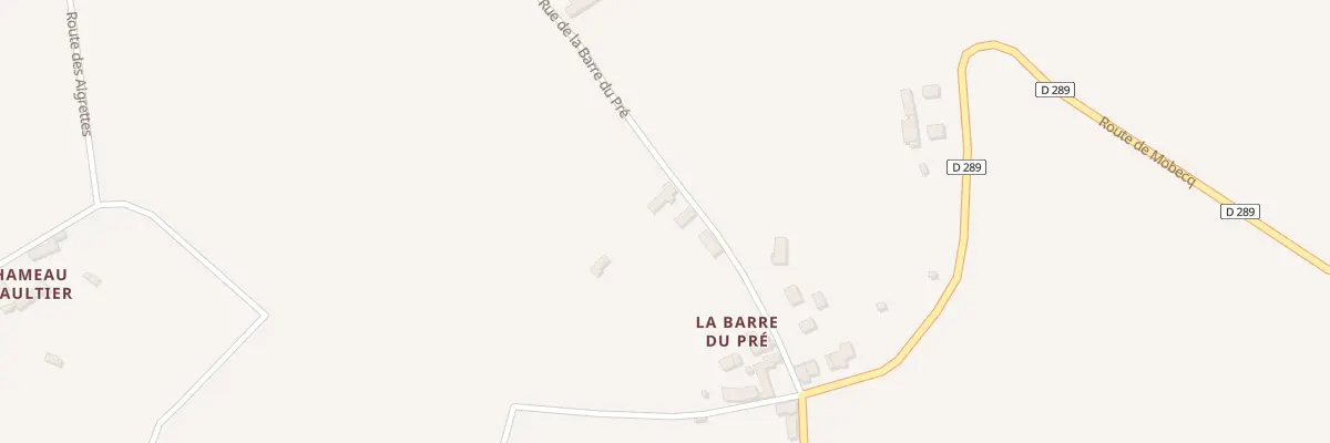 Plan du 13 La Barre du Pre à Graignes-Mesnil-Angot