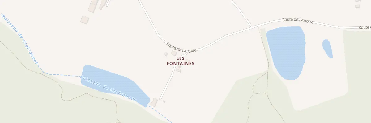 Plan du 1 Les Fontaines à Landéan
