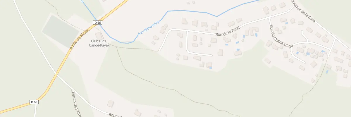 Plan du 54 Imp des Marais à Mézos