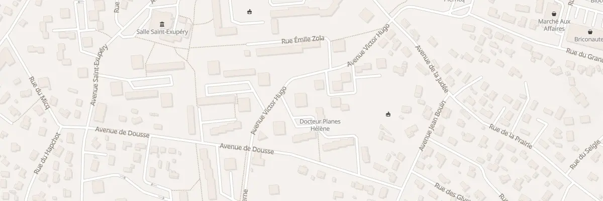 Plan du 11 Rue Peychan à Biscarrosse