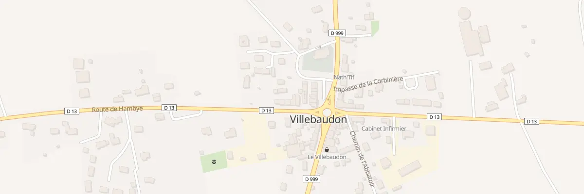 Plan du 5052 Le Bourg à Villebaudon