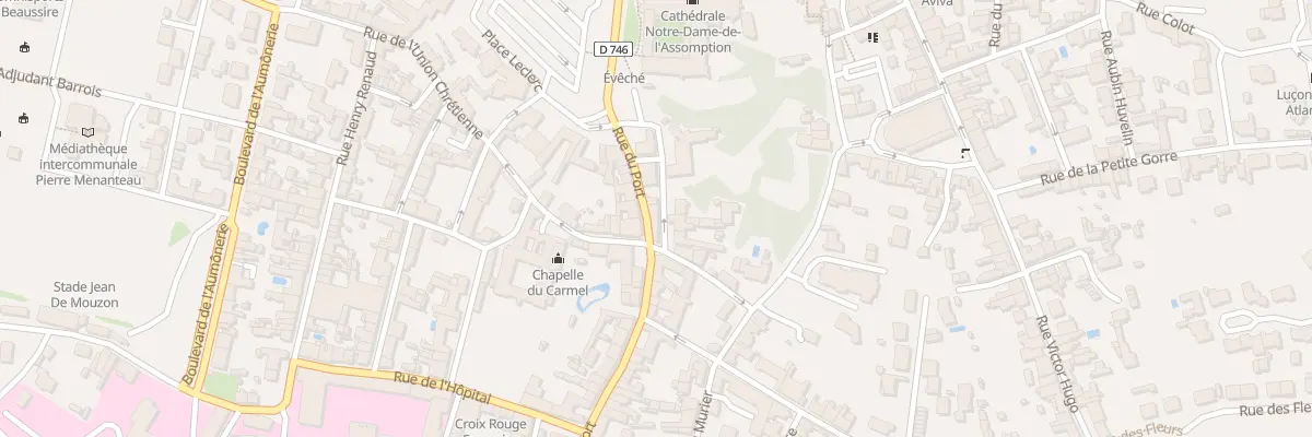 Plan du 11 Rue du port à Luçon
