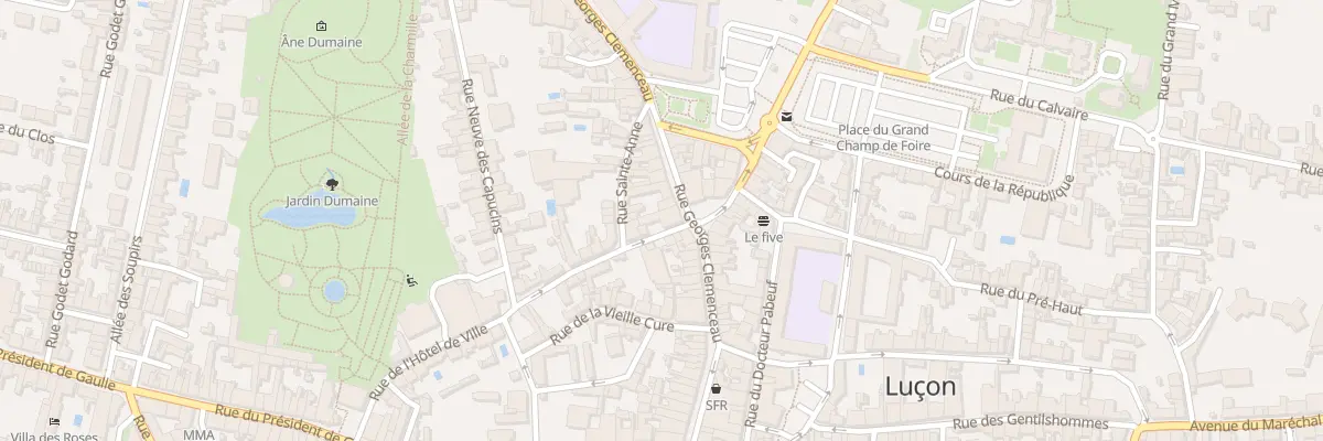 Plan du 53 Rue georges clemenceau à Luçon