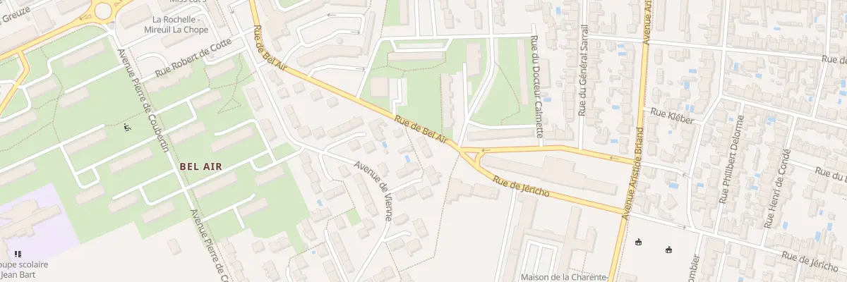Plan du 51 Rue Bel Air à La Rochelle