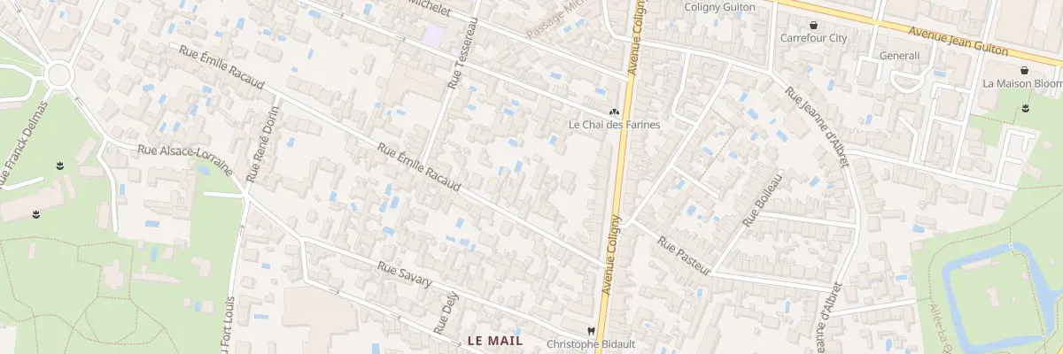 Plan du 6Q Rue Émile Racaud à La Rochelle
