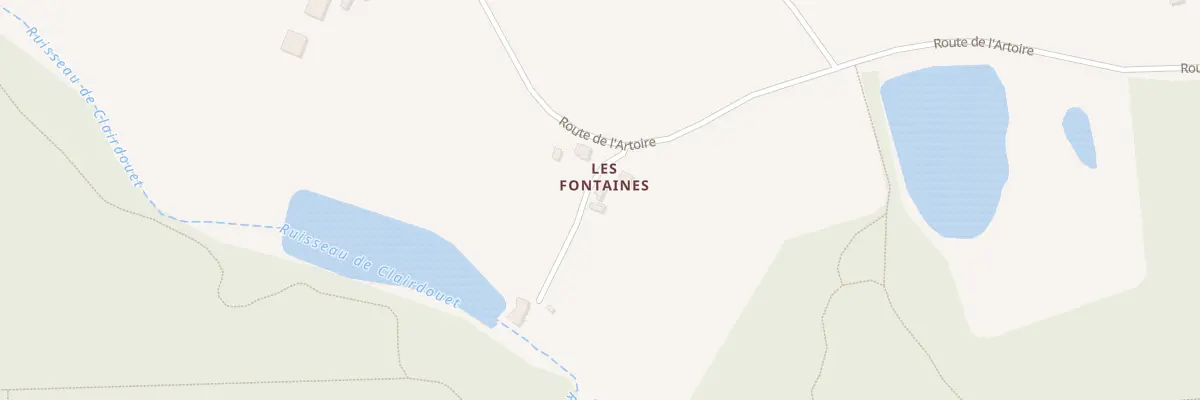 Plan du 3 Les Fontaines à Landéan