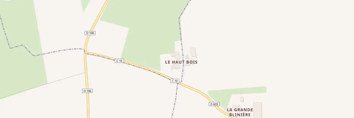 Plan du 3 Le Haut Bois à La Selle-Guerchaise