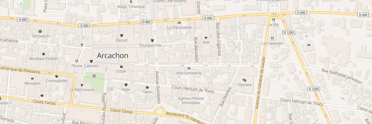 Plan du 33 Av de Lamartine à Sendets
