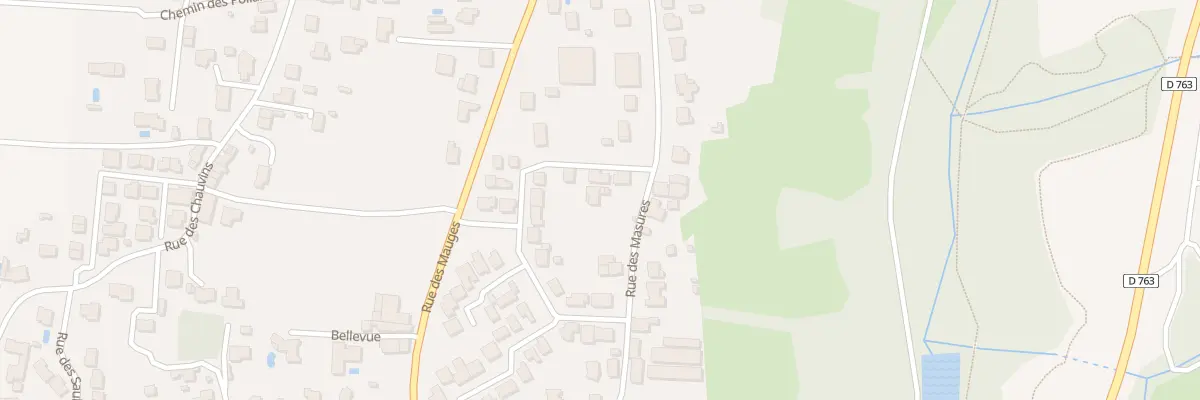 Plan du 420 Rue des Masures (Lire) à Orée d’Anjou
