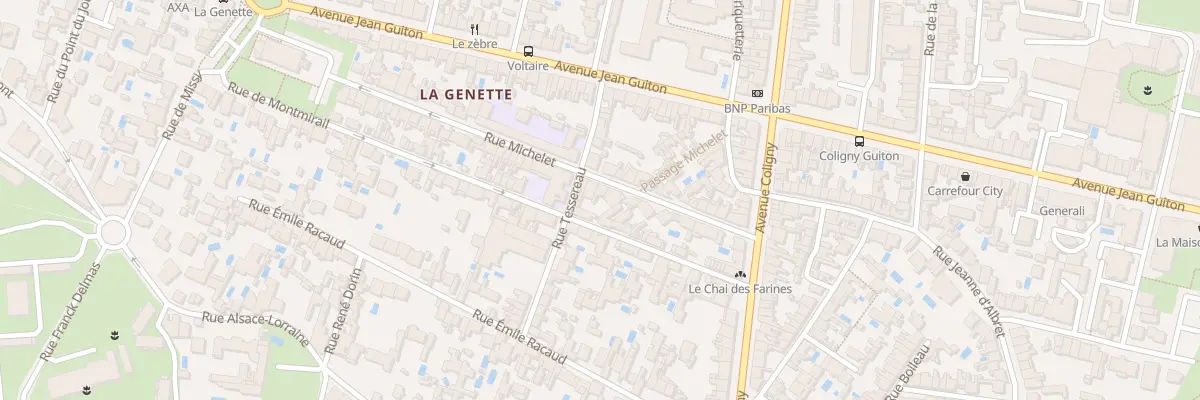Plan du 17 Rue Michelet à La Rochelle