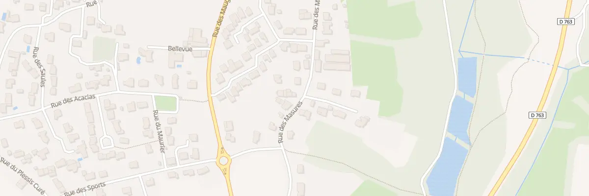 Plan du 5381 Rue des Masures (Lire) à Orée d’Anjou