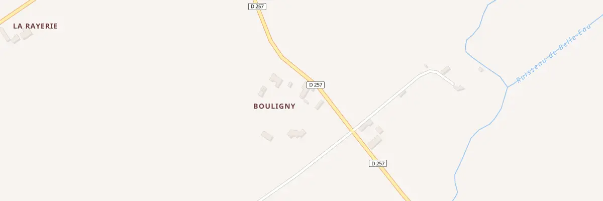 Plan du 4 Bouligny au Dézert