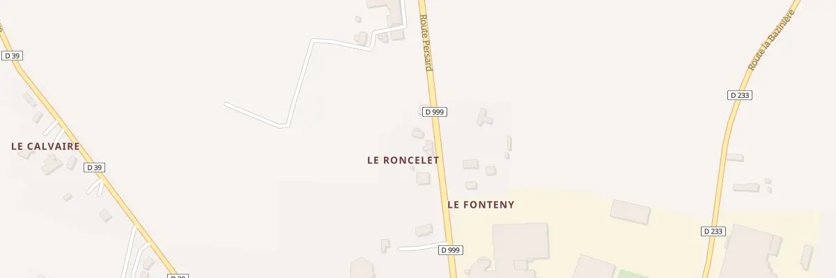 Plan du 5511 Le Roncelet à Brécey