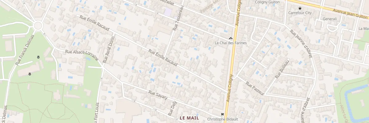 Plan du 16B Rue Émile Racaud à La Rochelle