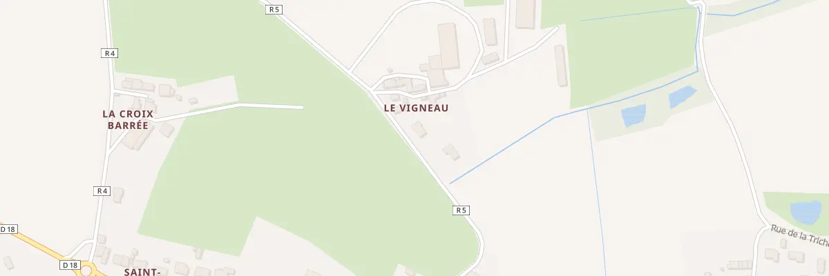 Plan du 5266 Le Vigneau à Pouillé-les-Côteaux