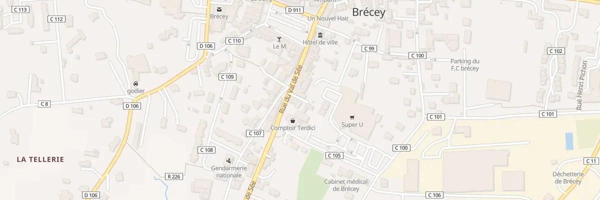 Plan du 17 Rue du Val de Sée à Brécey