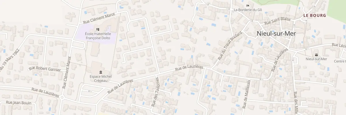 Plan du 40 Rue de Lauzières à Nieul-sur-Mer