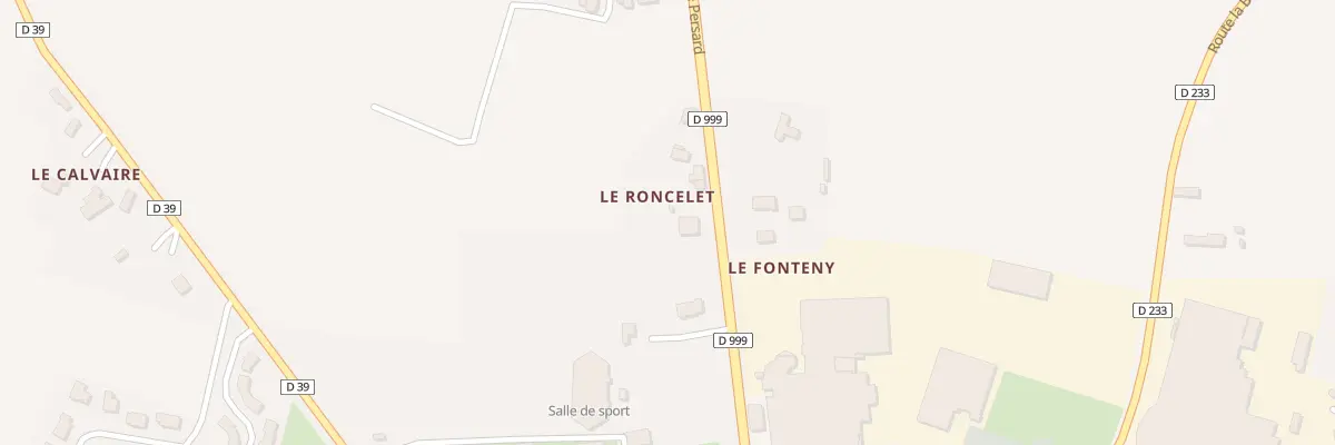 Plan du 5510 Le Roncelet à Brécey