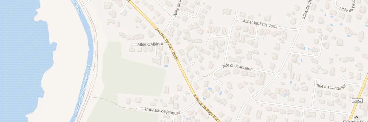 Plan du 84 Rue des Boiens à Biscarrosse