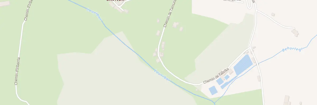 Plan du 267 Che de Tamundeia à Ahaxe-Alciette-Bascassan