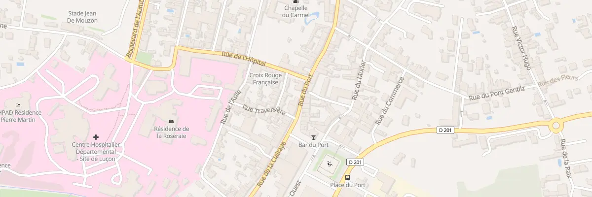 Plan du 68 Rue du port à Luçon