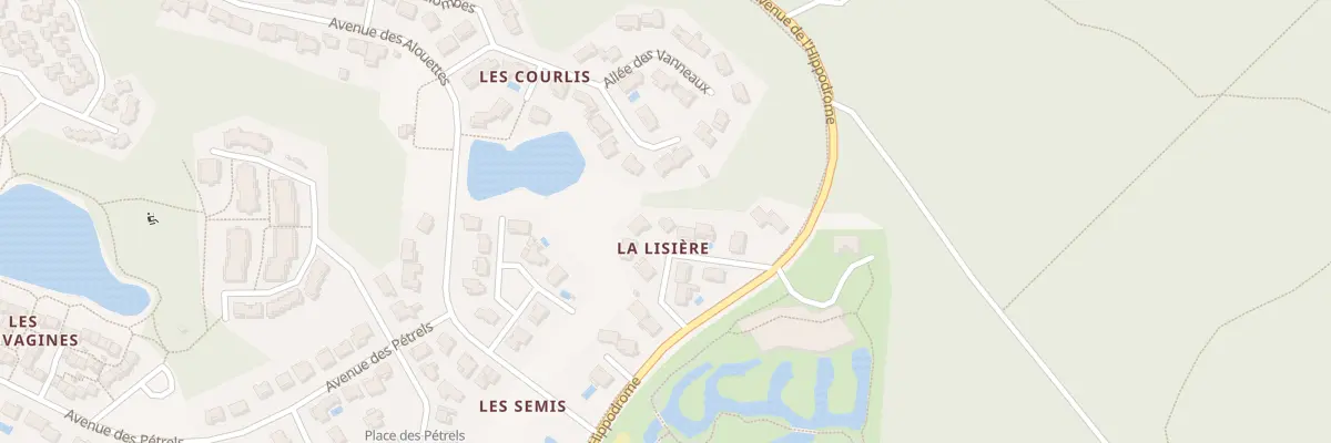 Plan du 11 All des Bécassines aux Mathes