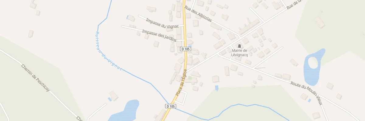 Plan du 115 Pl de l’Eglise à Lévignacq