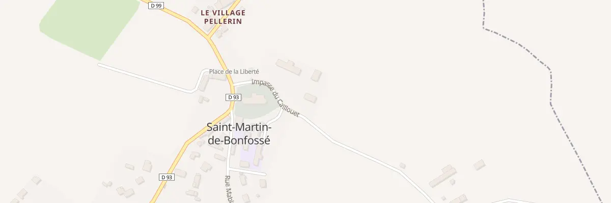Plan du 5348 Le Bourg à Saint-Martin-de-Bonfossé