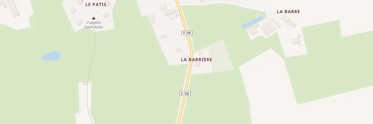 Plan du 2 La Barriere à La Selle-Guerchaise