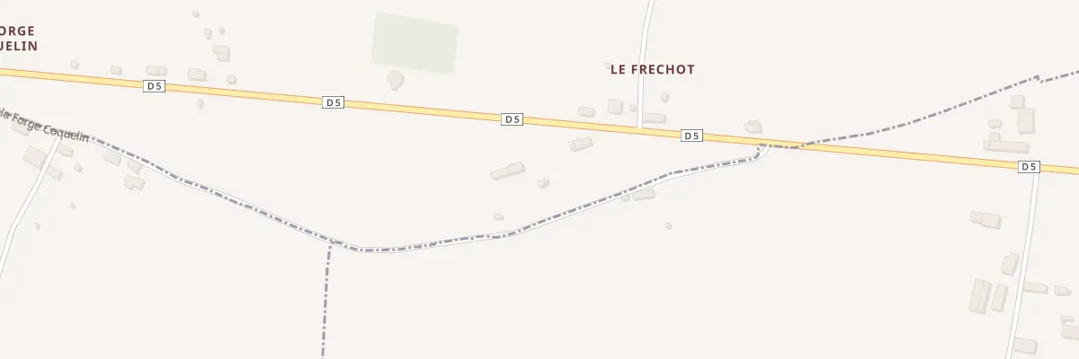 Plan du 4 Le Frechot au Grand-Celland