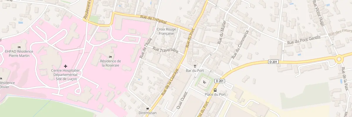 Plan du 78 Rue du port à Luçon